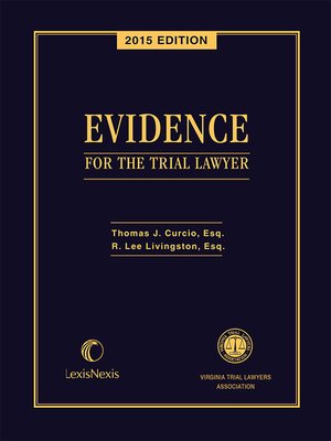 cover image of Evidence for the Trial Lawyer